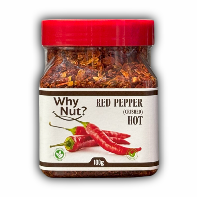 Ljuta crvena paprika, drobljena