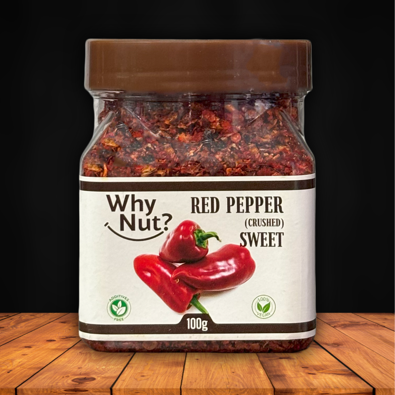 Slatka crvena paprika, drobljena